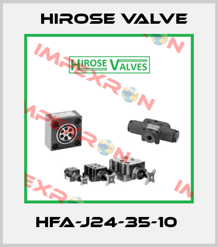 HFA-J24-35-10  Hirose Valve