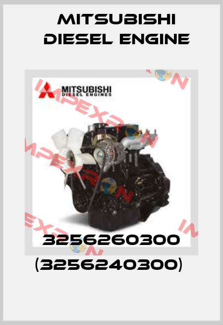 3256260300 (3256240300)  Mitsubishi Diesel Engine