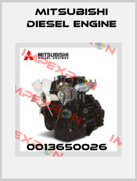 0013650026  Mitsubishi Diesel Engine