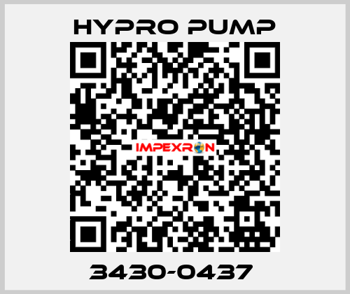 3430-0437  Hypro Pump
