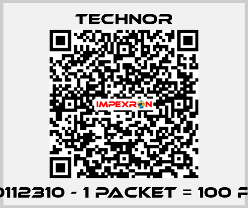 B170112310 - 1 packet = 100 pcs.  TECHNOR