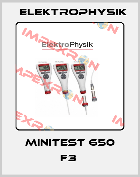 MiniTest 650 F3  ElektroPhysik
