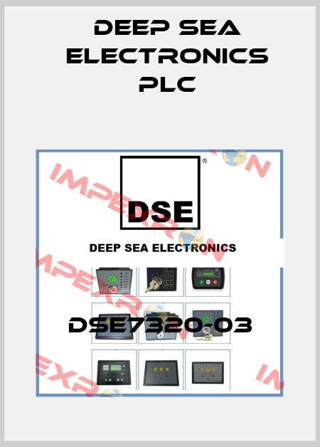 DSE7320-03 DEEP SEA ELECTRONICS PLC
