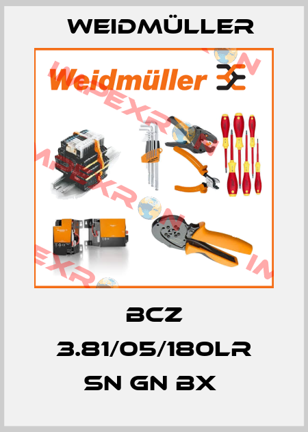BCZ 3.81/05/180LR SN GN BX  Weidmüller