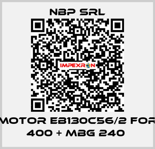 FHP motor EB130C56/2 for NBG 400 + MBG 240  NBP srl