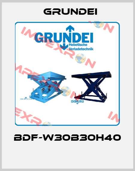 BDF-W30B30H40  Grundei