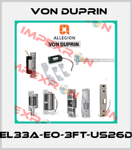 EL33A-EO-3ft-US26D Von Duprin