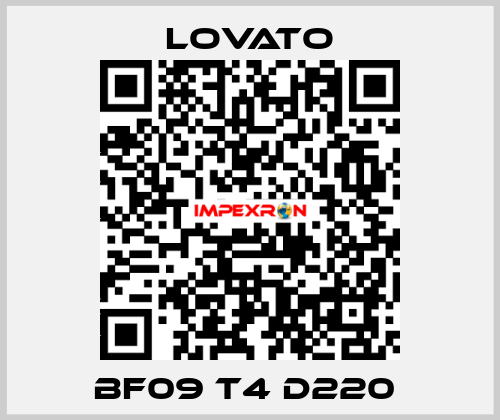 BF09 T4 D220  Lovato
