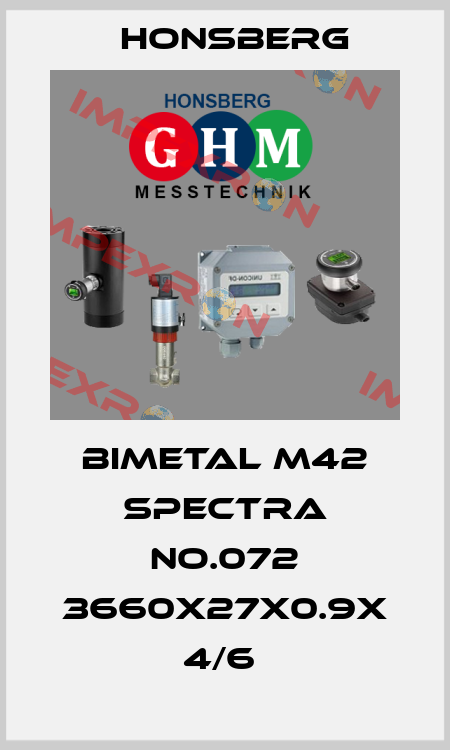 BIMETAL M42 SPECTRA NO.072 3660X27X0.9X 4/6  Honsberg