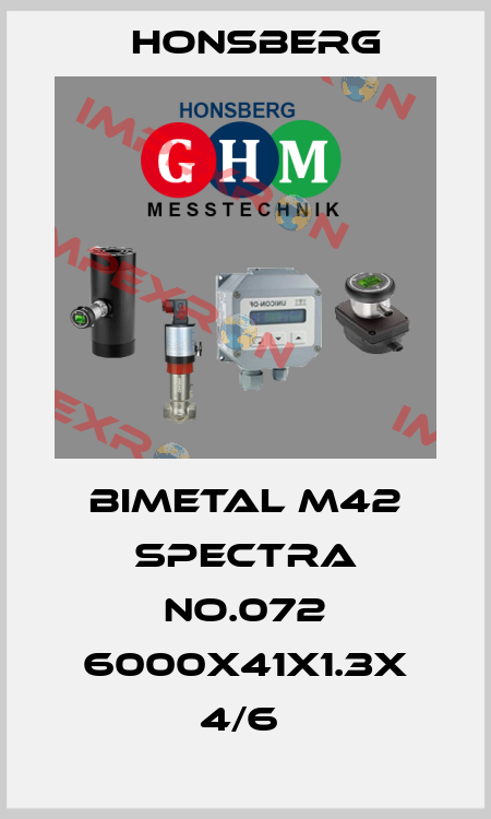 BIMETAL M42 SPECTRA NO.072 6000X41X1.3X 4/6  Honsberg