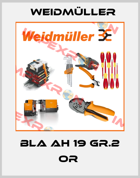 BLA AH 19 GR.2 OR  Weidmüller