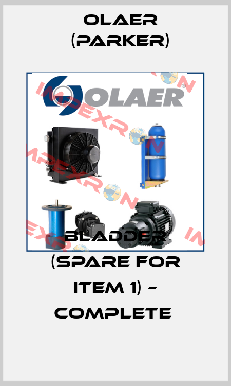 BLADDER (SPARE FOR ITEM 1) – COMPLETE  Olaer (Parker)