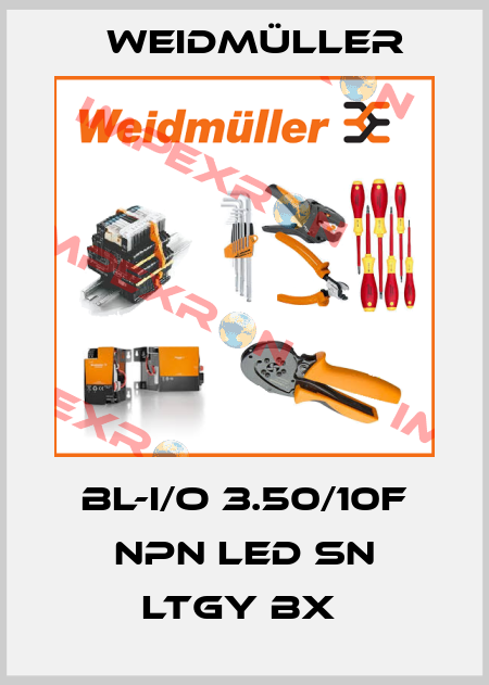 BL-I/O 3.50/10F NPN LED SN LTGY BX  Weidmüller