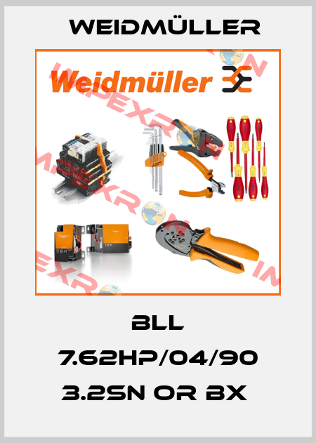 BLL 7.62HP/04/90 3.2SN OR BX  Weidmüller