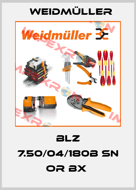 BLZ 7.50/04/180B SN OR BX  Weidmüller