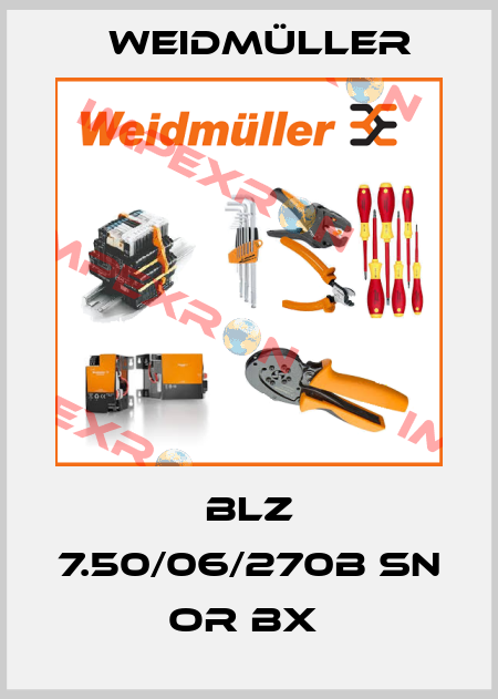 BLZ 7.50/06/270B SN OR BX  Weidmüller