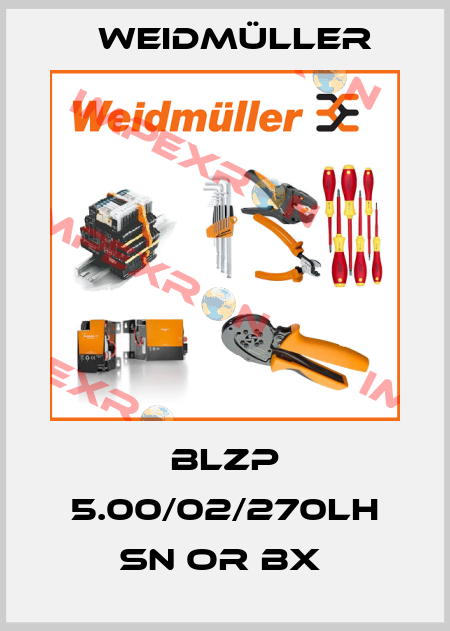 BLZP 5.00/02/270LH SN OR BX  Weidmüller