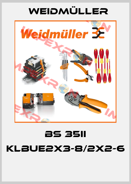 BS 35II KLBUE2X3-8/2X2-6  Weidmüller