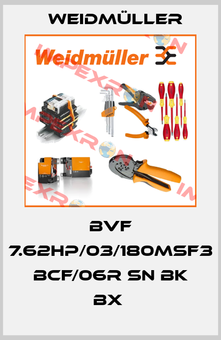 BVF 7.62HP/03/180MSF3 BCF/06R SN BK BX  Weidmüller