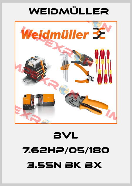 BVL 7.62HP/05/180 3.5SN BK BX  Weidmüller