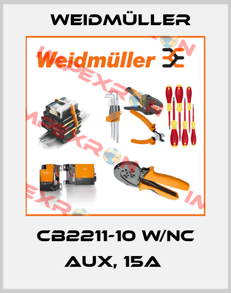 CB2211-10 W/NC AUX, 15A  Weidmüller