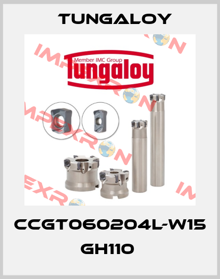 CCGT060204L-W15 GH110  Tungaloy