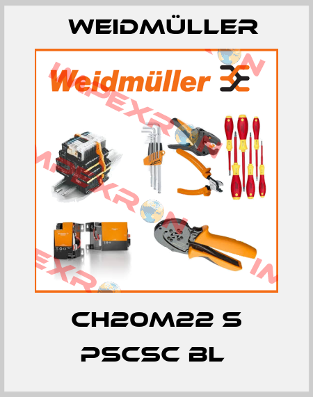 CH20M22 S PSCSC BL  Weidmüller