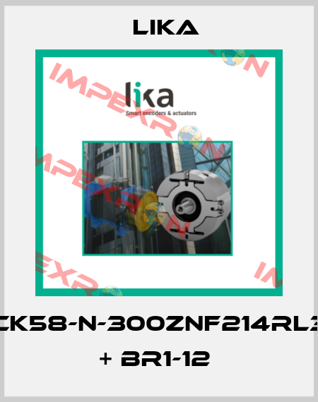 CK58-N-300ZNF214RL3 + BR1-12  Lika
