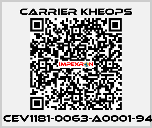 CKB CEV1181-0063-A0001-94-38  Carrier Kheops