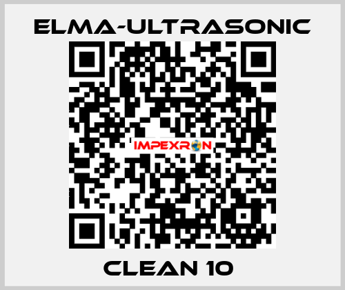 CLEAN 10  elma-ultrasonic