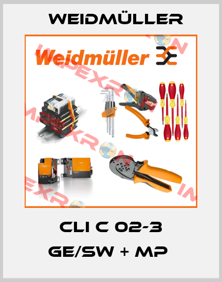 CLI C 02-3 GE/SW + MP  Weidmüller
