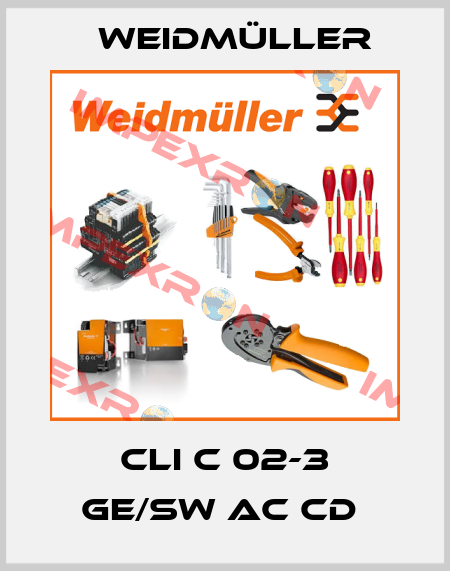 CLI C 02-3 GE/SW AC CD  Weidmüller