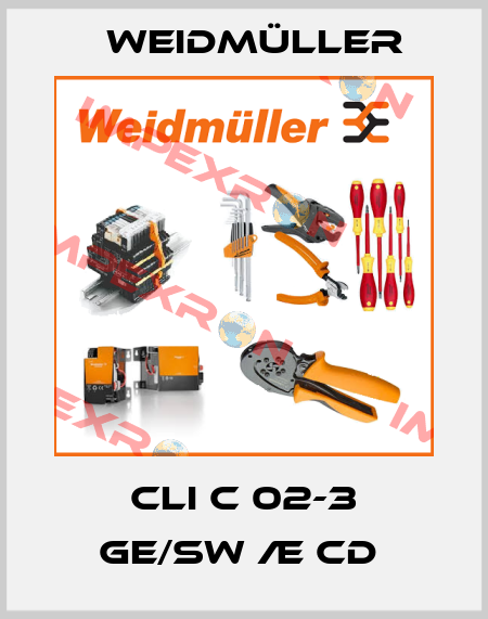 CLI C 02-3 GE/SW Æ CD  Weidmüller