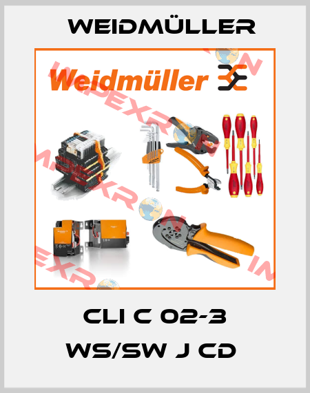 CLI C 02-3 WS/SW J CD  Weidmüller