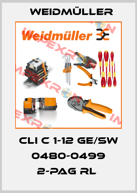 CLI C 1-12 GE/SW 0480-0499 2-PAG RL  Weidmüller