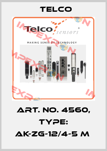 Art. No. 4560, Type: AK-ZG-12/4-5 m  Telco
