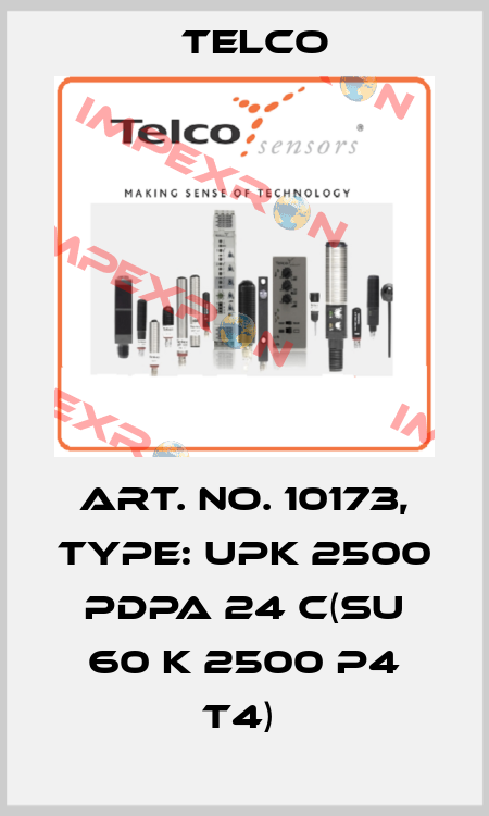Art. No. 10173, Type: UPK 2500 PDPA 24 C(SU 60 K 2500 P4 T4)  Telco