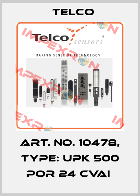 Art. No. 10478, Type: UPK 500 POR 24 CVAI  Telco