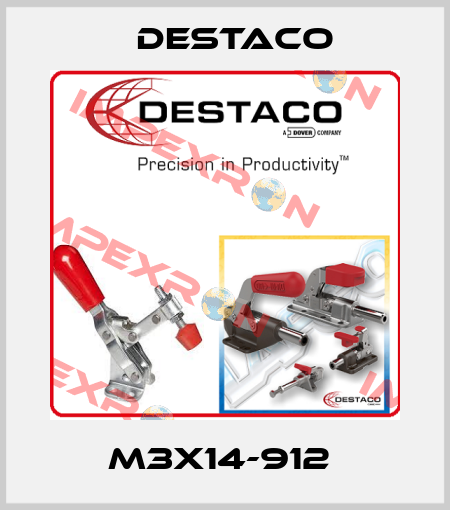 M3X14-912  Destaco