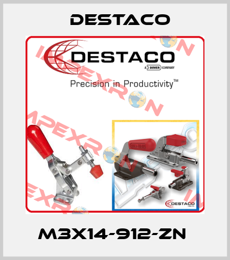 M3X14-912-ZN  Destaco