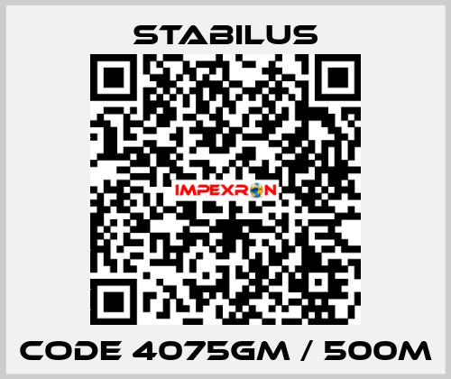code 4075GM / 500M Stabilus