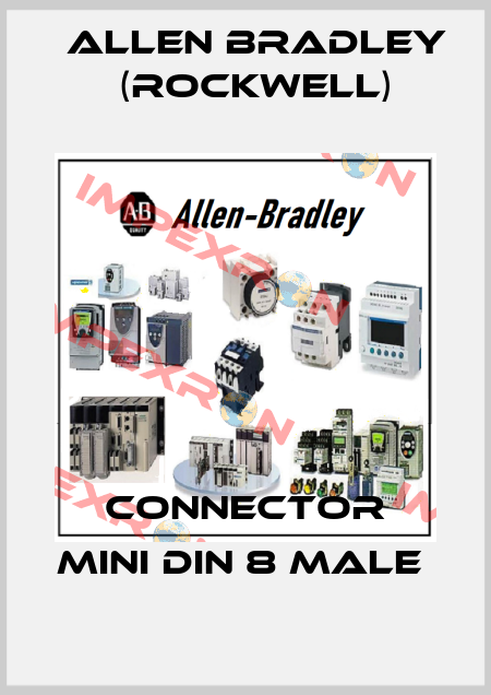CONNECTOR MINI DIN 8 MALE  Allen Bradley (Rockwell)