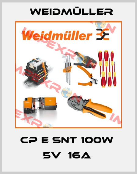 CP E SNT 100W  5V  16A  Weidmüller