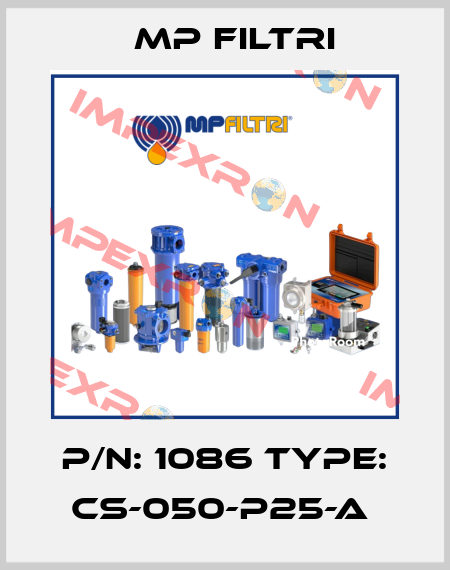 P/N: 1086 Type: CS-050-P25-A  MP Filtri