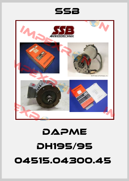 DAPME DH195/95 04515.04300.45  SSB