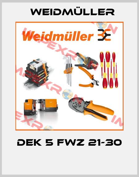 DEK 5 FWZ 21-30  Weidmüller