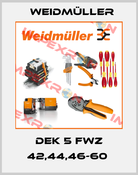 DEK 5 FWZ 42,44,46-60  Weidmüller