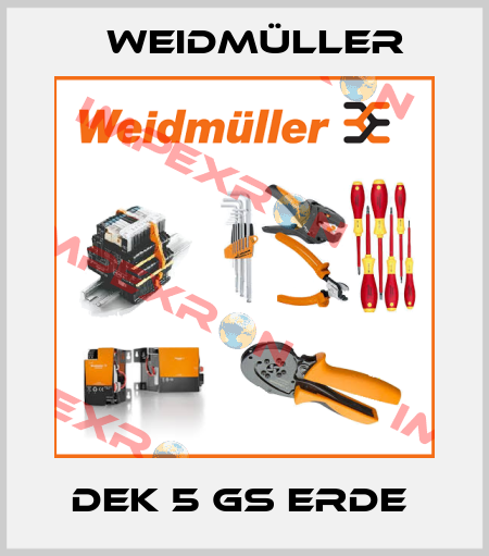 DEK 5 GS ERDE  Weidmüller