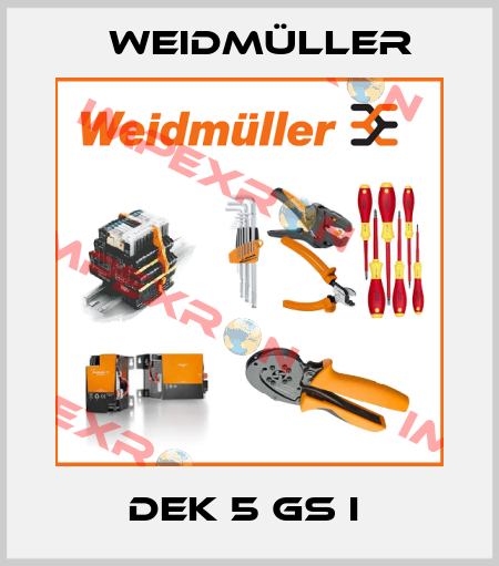 DEK 5 GS I  Weidmüller