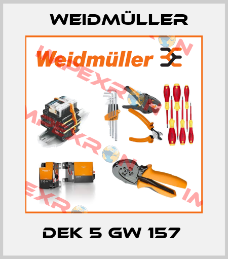 DEK 5 GW 157  Weidmüller